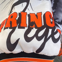 Load image into Gallery viewer, Vintage 1980s Princeton University Tigers Chalk Line Satin Bomber Jacket FANIMATION - XL