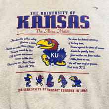 Load image into Gallery viewer, Vintage 1990s University of Kansas Jayhawks Alma Mater Crew - L