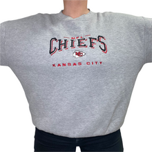 Load image into Gallery viewer, Vintage 1990s Kansas City KC Chiefs Embroidered Crew - XL