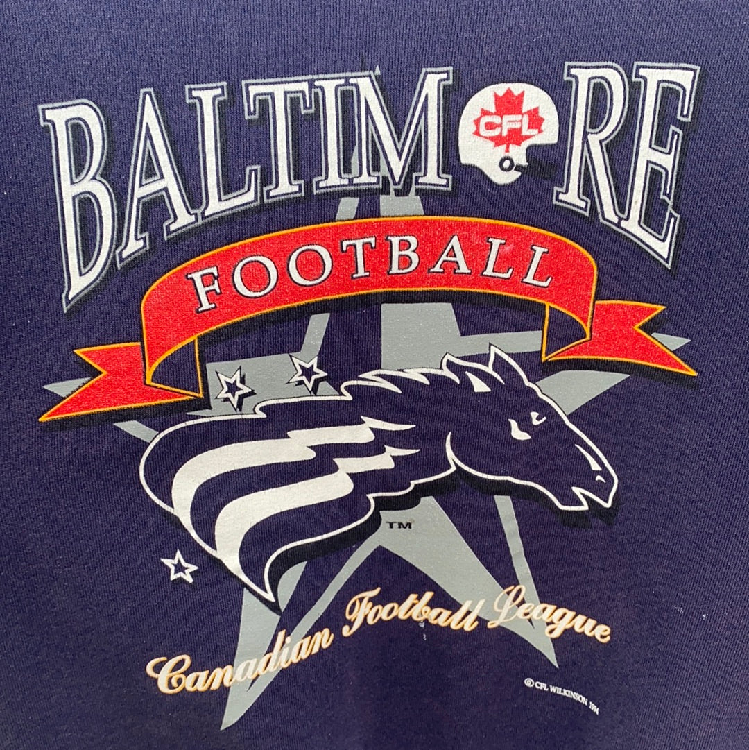 CFL 1994 SHREVEPORT PIRATES AT BALTIMORE STALLIONS 