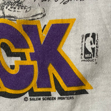 Load image into Gallery viewer, Vintage 1988 Los Angeles LA Lakers Back to Back Champions Charicature TSHIRT - Medium Available