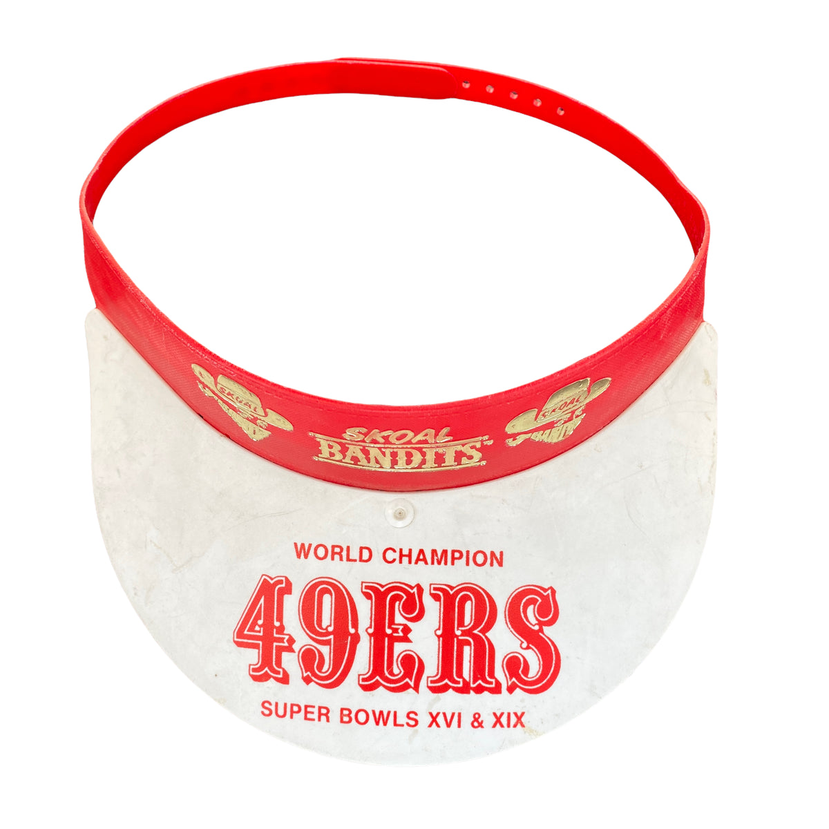 Vintage 1985 San Francisco SF 49ers x SKOAL Super Bowl Snapback Visor – Rad  Max Vintage