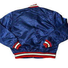 Load image into Gallery viewer, Vintage 1980s Atlanta Braves Satin Bomber Starter Jacket SPELL OUT - XXL