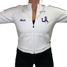 Load image into Gallery viewer, Vintage 2003 Los Angeles LA Kings Zip Up Sweatshirt with AUTOGRAPHS! - Youth Large / Adult Small