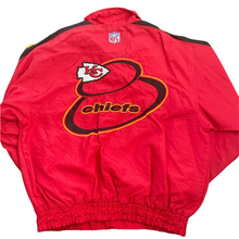 Load image into Gallery viewer, Vintage 1990s Kansas City KC Chiefs Full Zip Windbreaker Jacket - L