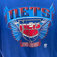 Load image into Gallery viewer, Vintage 1990s New Jersey NJ Nets TSHIRT - S/M