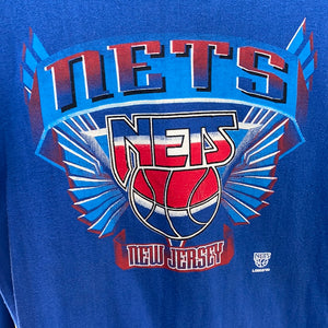 Vintage 1990s New Jersey NJ Nets TSHIRT - S/M