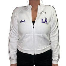 Load image into Gallery viewer, Vintage 2003 Los Angeles LA Kings Zip Up Sweatshirt with AUTOGRAPHS! - Youth Large / Adult Small