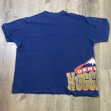 Load image into Gallery viewer, Vintage 1990s Denver Nuggets Old Logo Wraparound Pocket TSHIRT - XXL