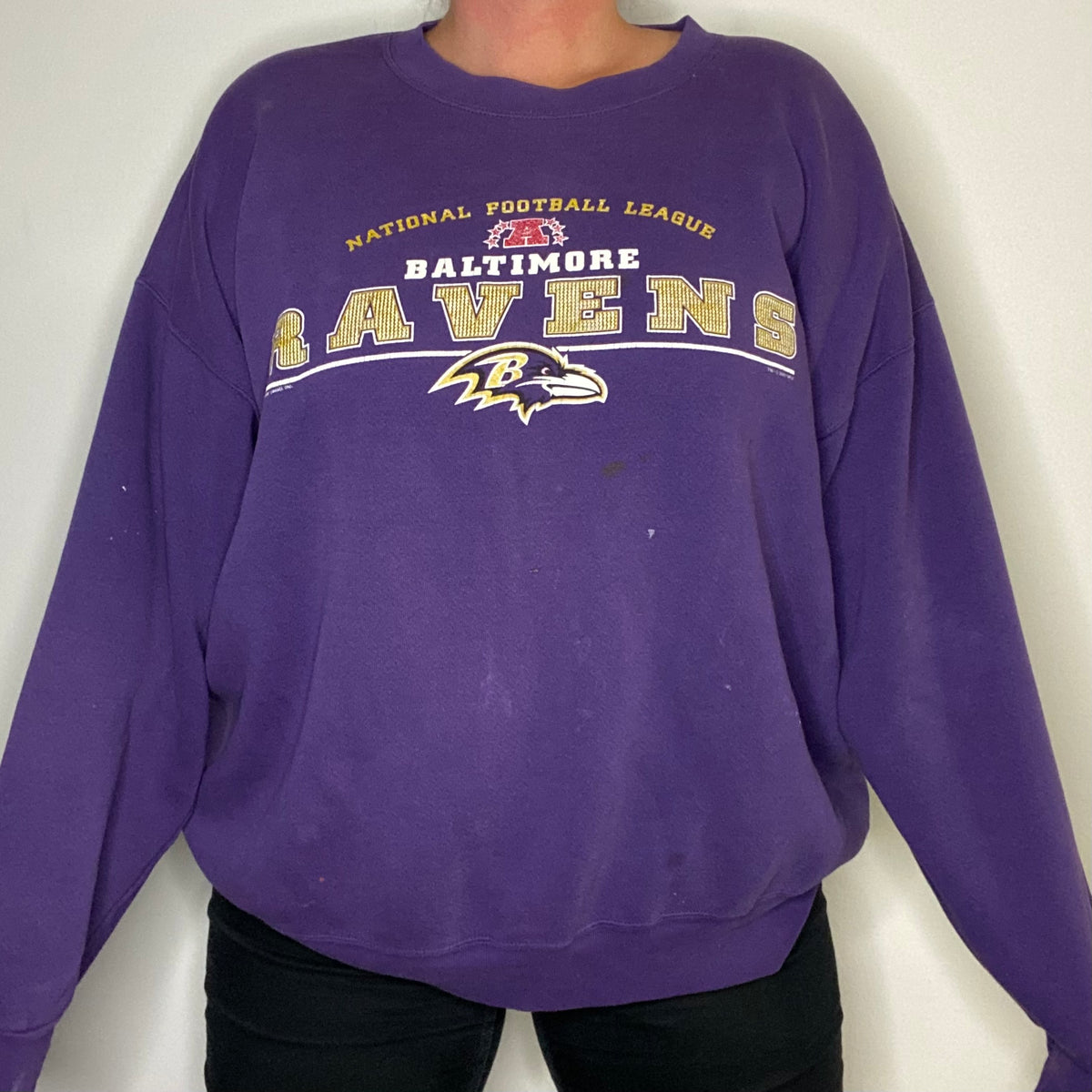 Vintage 2001 Baltimore Ravens Crew - XXL – Rad Max Vintage