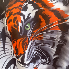 Load image into Gallery viewer, Vintage 1980s Princeton University Tigers Chalk Line Satin Bomber Jacket FANIMATION - XL