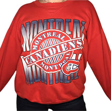 Load image into Gallery viewer, Vintage 1991 Montreal Canadiens Crew - L