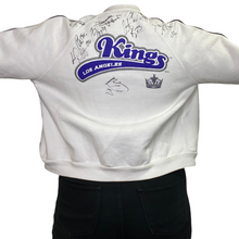 Load image into Gallery viewer, Vintage 2003 Los Angeles LA Kings Zip Up Sweatshirt with AUTOGRAPHS! - Youth Large / Adult Small