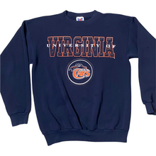 Load image into Gallery viewer, Vintage 1984-1993 University of Virginia Cavaliers Old Logo Crew - M
