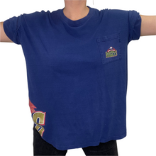 Load image into Gallery viewer, Vintage 1990s Denver Nuggets Old Logo Wraparound Pocket TSHIRT - XXL