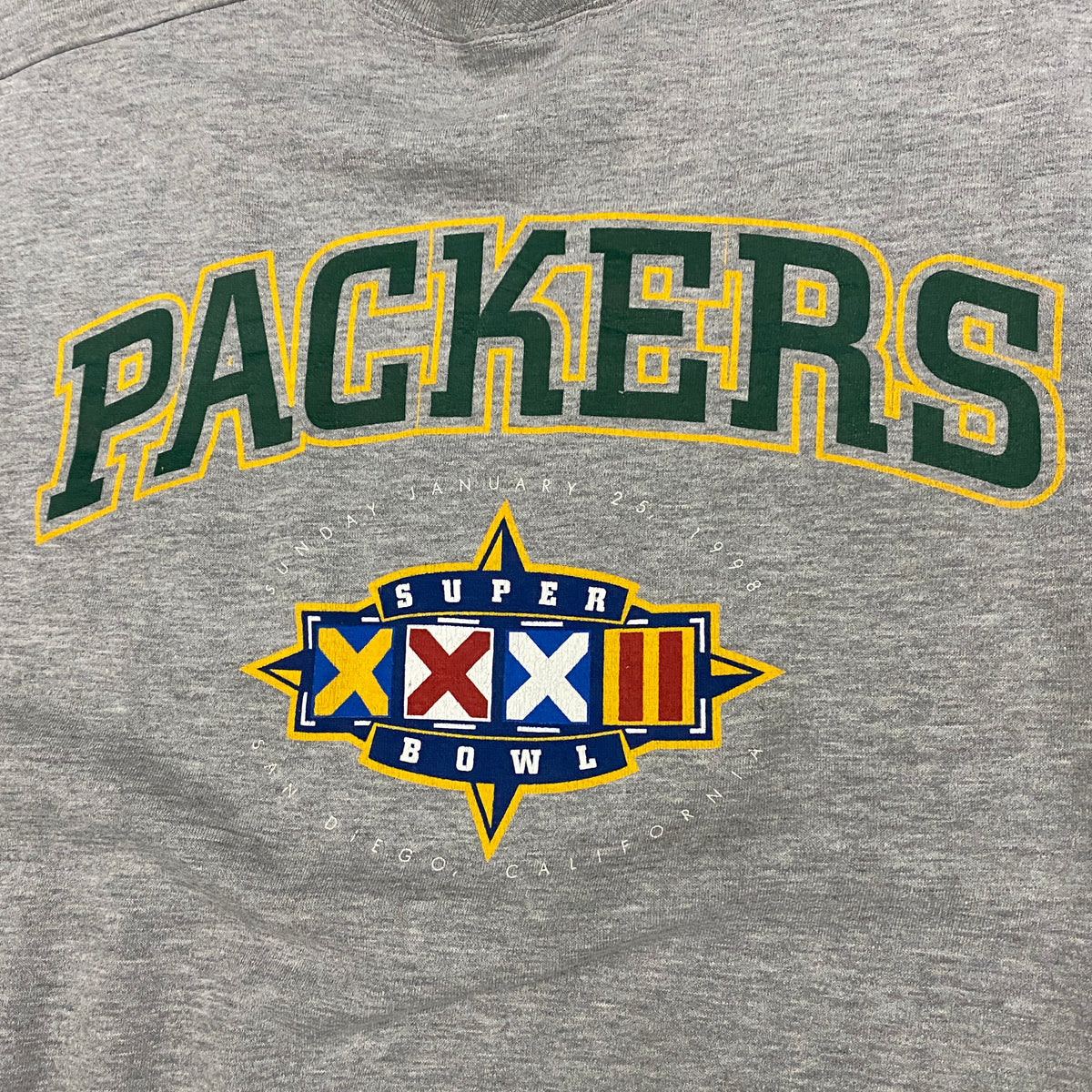 Green Bay Packers Vintage Super Bowl T-Shirt