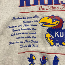 Load image into Gallery viewer, Vintage 1990s University of Kansas Jayhawks Alma Mater Crew - L