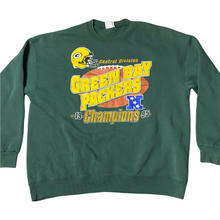 Load image into Gallery viewer, Vintage 1995 Green Bay GB Packers Central Division Champions Crew - XXL