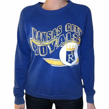 Load image into Gallery viewer, Vintage 1990 Kansas City Royals Trench Crew - M