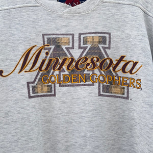 Vintage 1990s University of Minnesota Golden Gophers Crew - XL