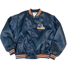 Load image into Gallery viewer, Vintage 1980s Chicago Bears Chalk Line Satin Bomber Jacket - XL