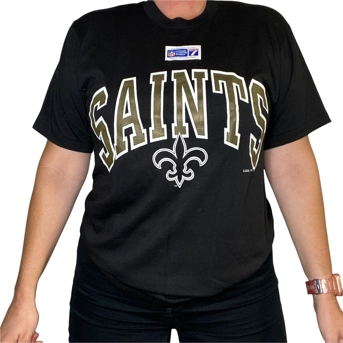 Vintage New Orleans Saints Logo TSHIRT New With Original Tag M