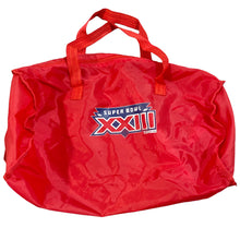 Load image into Gallery viewer, Vintage 1989 Super Bowl XXIII Official Duffel Bag