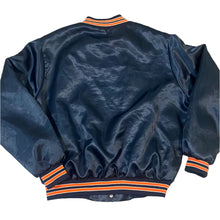 Load image into Gallery viewer, Vintage 1980s Chicago Bears Chalk Line Satin Bomber Jacket - XL