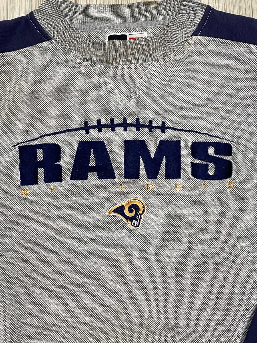 St. Louis Rams NFL Team Apparel Blue Large T-Shirt