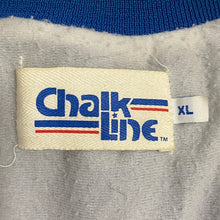 Load image into Gallery viewer, Vintage 80s Los Angeles LA Rams Chalk Line Satin Bomber Jacket - Size Large-XL