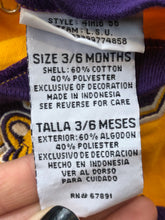 Load image into Gallery viewer, Vintage BABY LSU Louisiana State University onesie - 3-6 months