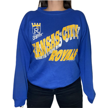 Load image into Gallery viewer, Vintage 1990s Kansas City KC Royals Old Logo Crew - L