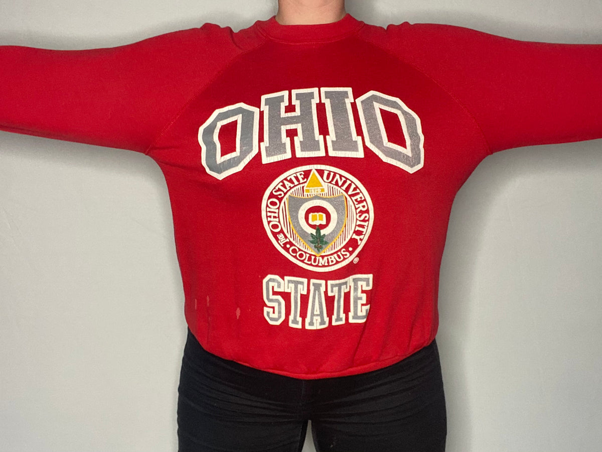 Vintage OSU The Ohio State University Buckeyes Crew M L Rad Max Vintage