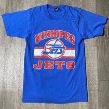 Load image into Gallery viewer, Vintage 1989 Winnipeg Jets Old Logo TSHIRT - S