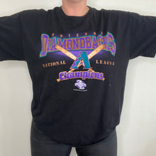 Load image into Gallery viewer, Vintage 2001 Arizona Diamondbacks Original Logo National League Champions TSHIRT - XL