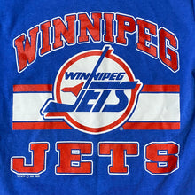 Load image into Gallery viewer, Vintage 1989 Winnipeg Jets Old Logo TSHIRT - S
