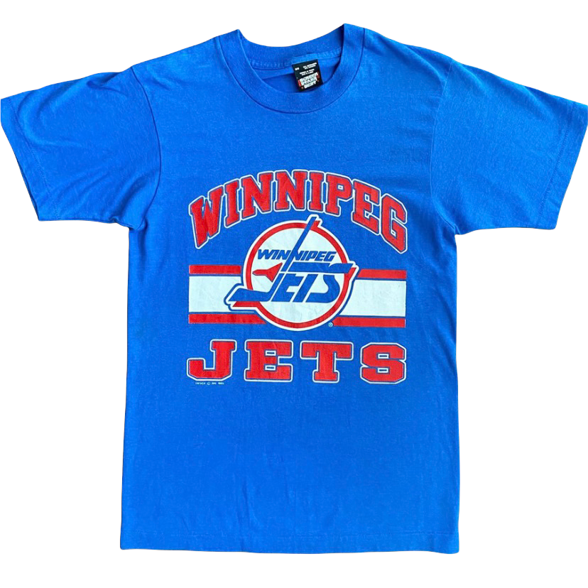 Vintage 1989 Winnipeg Jets Old Logo TSHIRT - S – Rad Max Vintage