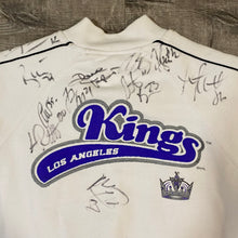 Load image into Gallery viewer, Vintage 2003 Los Angeles LA Kings Zip Up Sweatshirt with AUTOGRAPHS! - Youth Large / Adult Small
