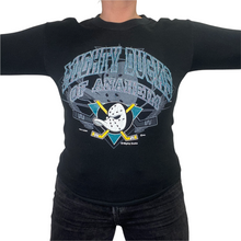 Load image into Gallery viewer, Vintage 1990s Mighty Ducks of Anaheim Crew - Youth XL / Adult Small