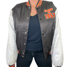 Load image into Gallery viewer, Vintage 1980s Princeton University Tigers Chalk Line Satin Bomber Jacket FANIMATION - XL