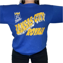 Load image into Gallery viewer, Vintage 1990s Kansas City KC Royals Old Logo Crew - L