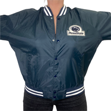 Load image into Gallery viewer, Vintage 1980s Penn State University PSU Nittany Lions Chalk Line Bomber Jacket Windbreaker - XL