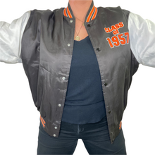 Load image into Gallery viewer, Vintage 1980s Princeton University Tigers Chalk Line Satin Bomber Jacket FANIMATION - XL