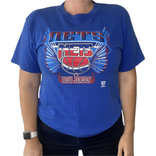 Load image into Gallery viewer, Vintage 1990s New Jersey NJ Nets TSHIRT - S/M