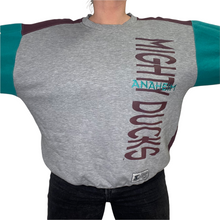 Load image into Gallery viewer, Vintage 1990s Mighty Ducks of Anaheim Color Block Crew from STARTER - L