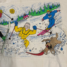 Load image into Gallery viewer, Vintage 1980s Neon Ski Collared Sweatshirt from Chet's Head Turner - M