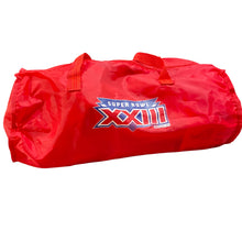 Load image into Gallery viewer, Vintage 1989 Super Bowl XXIII Official Duffel Bag