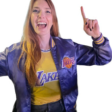 Load image into Gallery viewer, Vintage 1980s Los Angeles LA Lakers Sand Knit JERSEY - S
