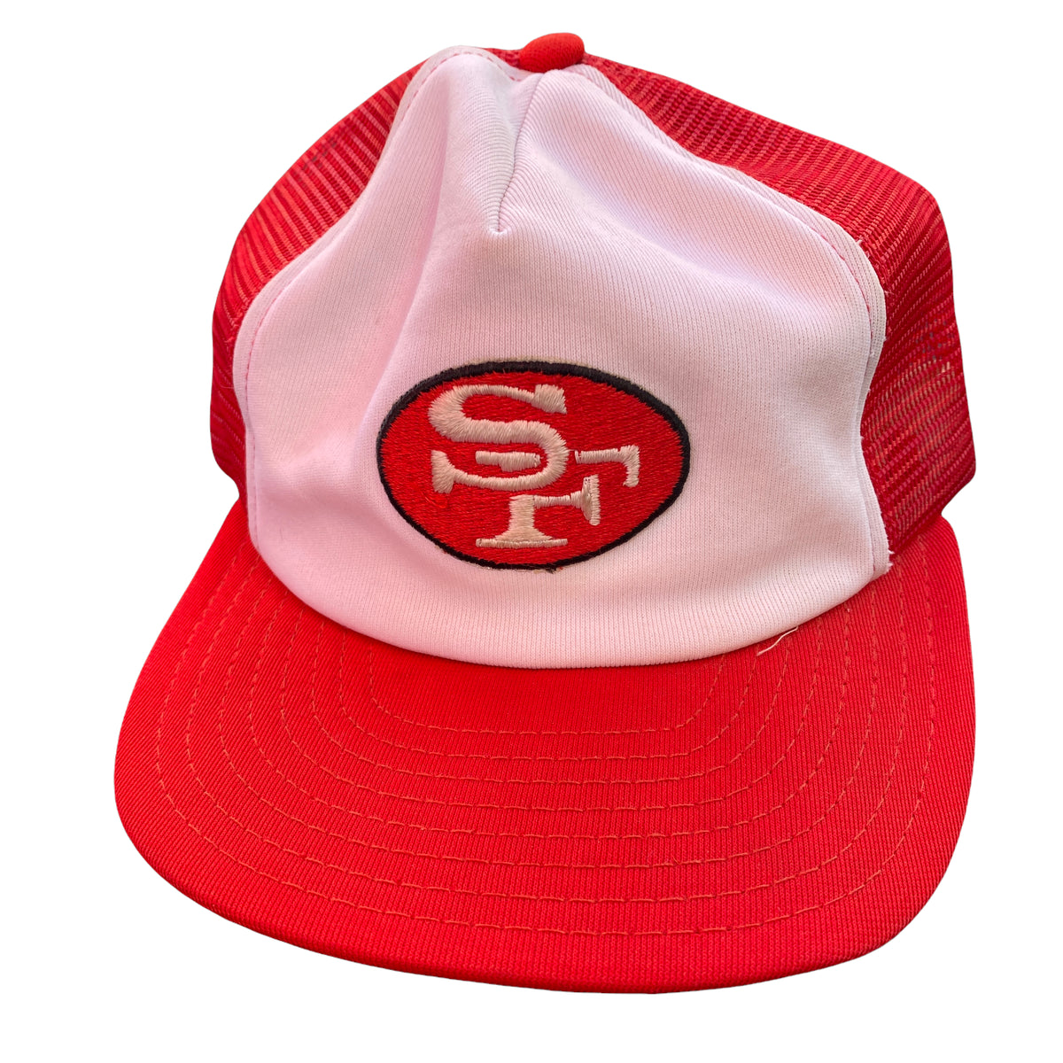 80's Vintage San Francisco 49ers Snapback Hat No - Depop