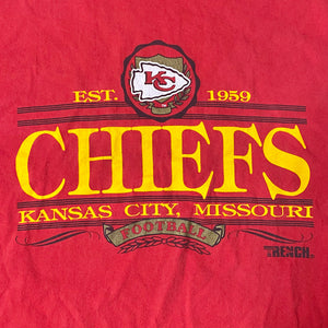 Vintage 1990s Kansas City KC Chiefs TSHIRT - L
